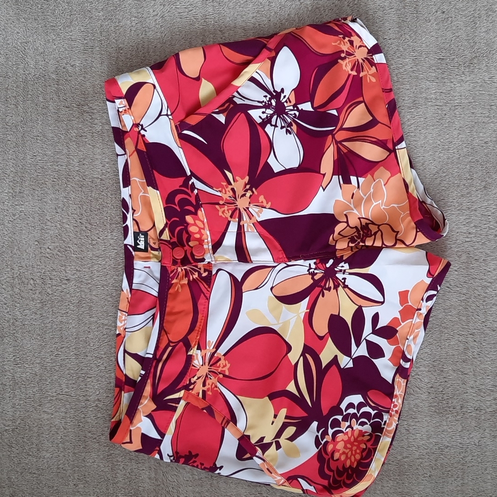 REI Blue Swim Trunks with Quick-Dry Fabric and UV Protection